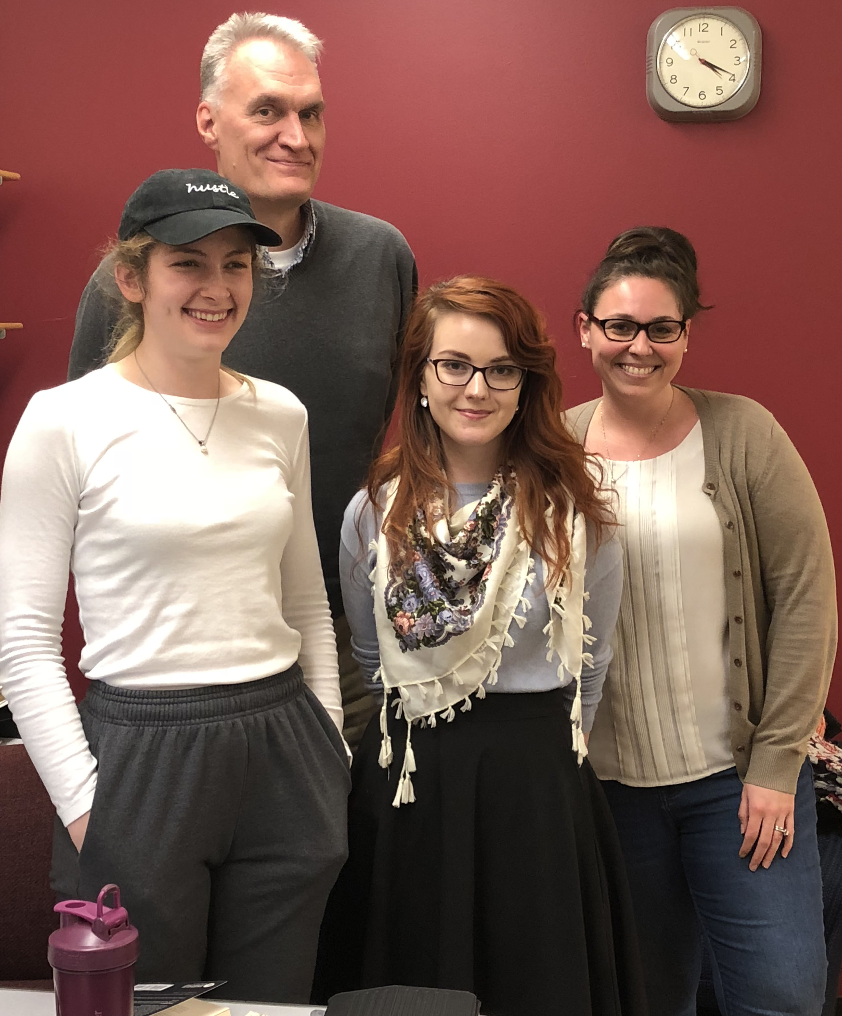 Eleanor with members of the University of Illinois Press