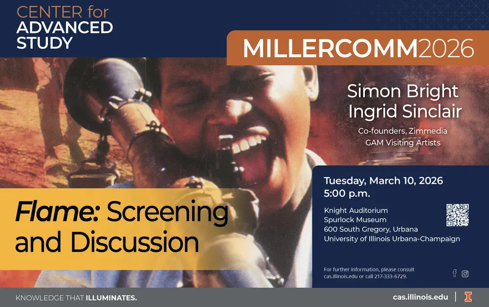 Poster for Flame screening and discussion