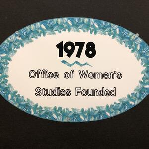 Office of Women's Studies Founded